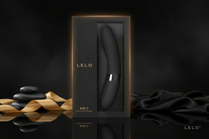 LELO Elise 2 Vibrator in Schwarz in hochwertiger Verpackung