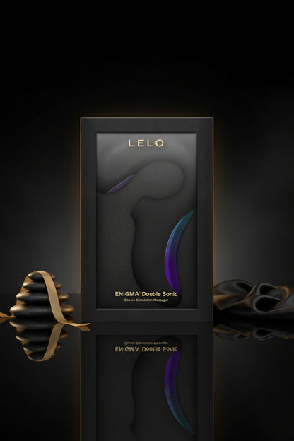 LELO ENIGMA Double Sonic Luxusverpackung Seitenansicht