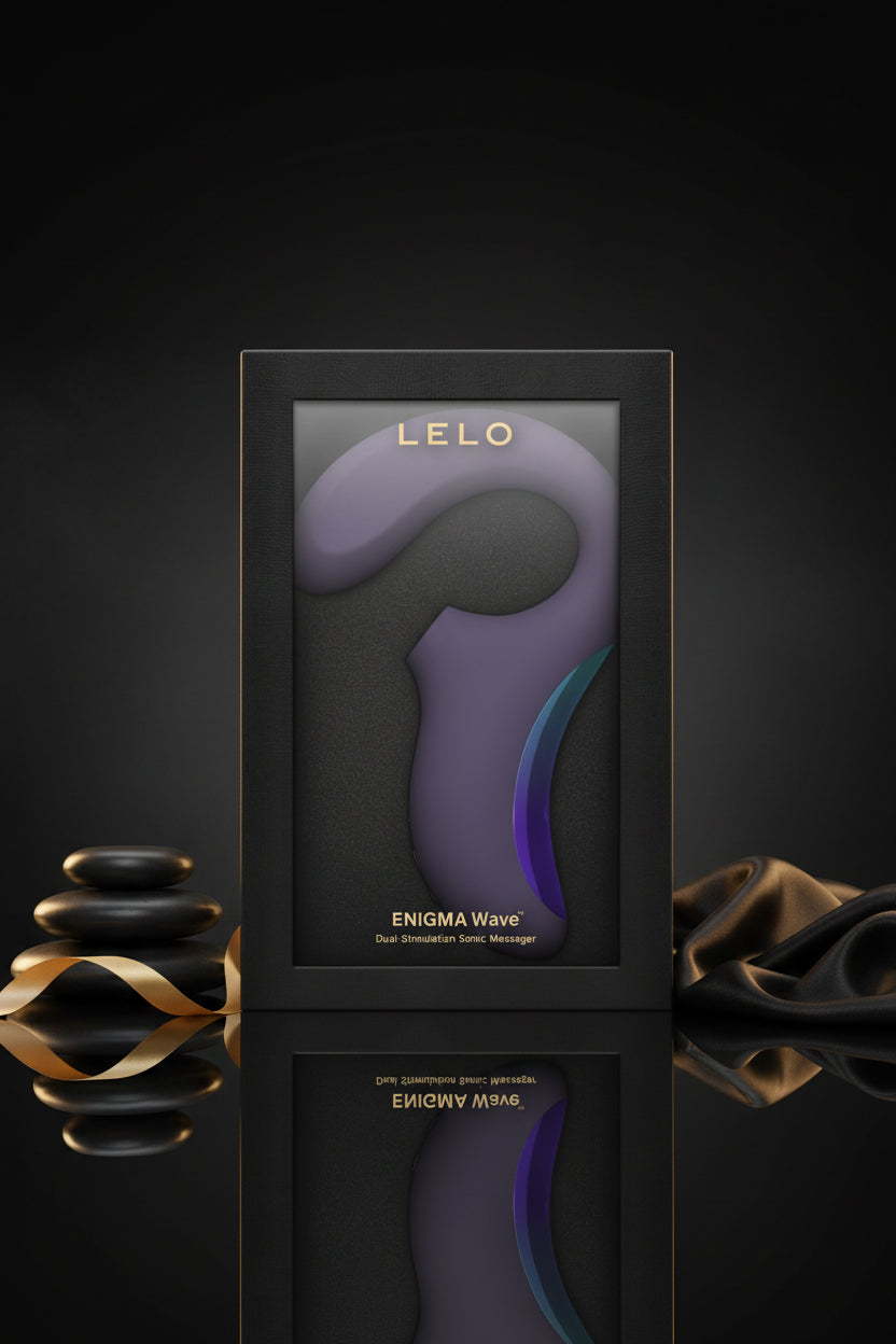 LELO Enigma Wave in luxuriöser Originalverpackung im Evoria Care Stil