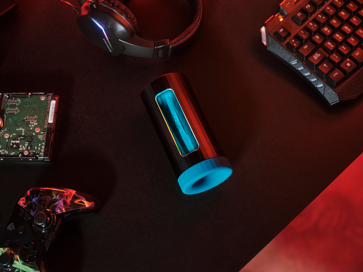 LELO F1S V3 Masturbator stilvolle Detailaufnahme im Alltag