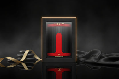LELO F2S Verpackung in Rot im hochwertigen Design