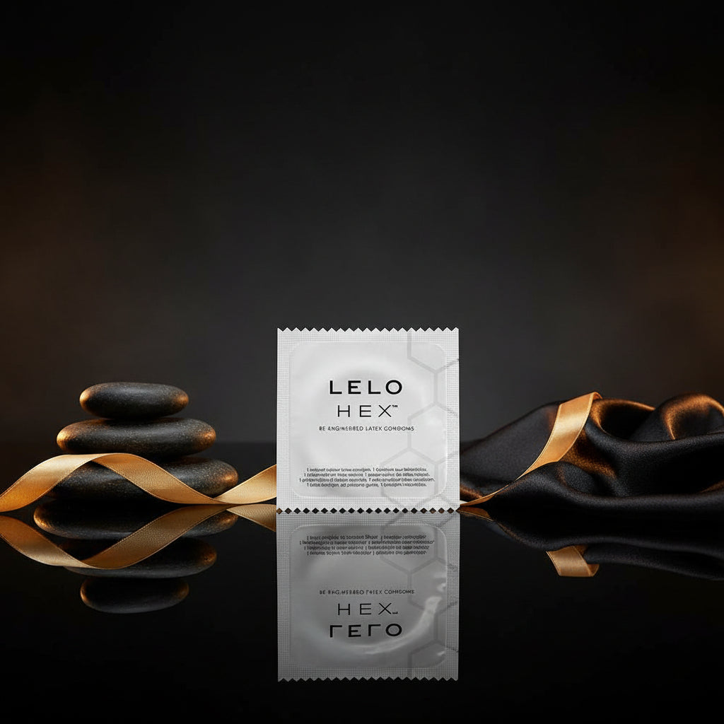 LELO HEX Kondome in der Verpackung, ideal für intime Momente.