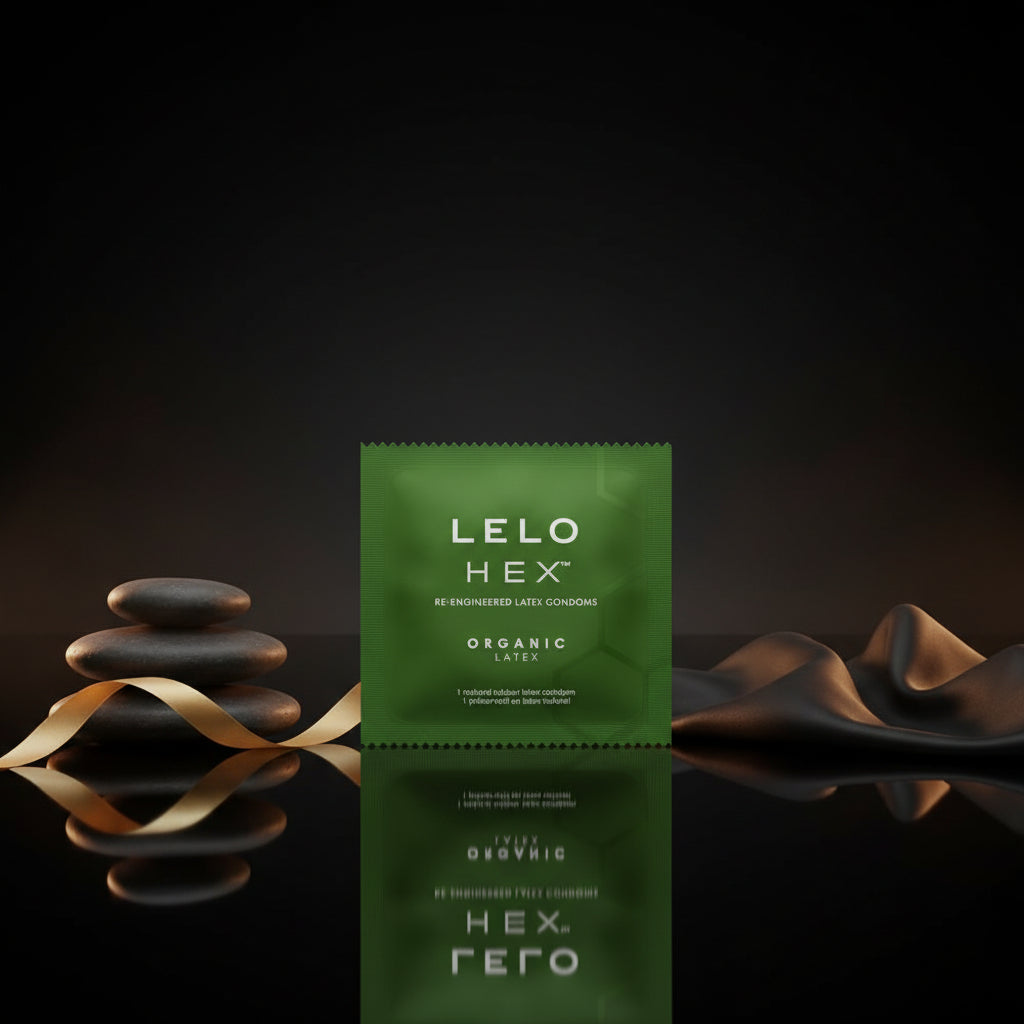 HEX BIO Kondome von LELO aus biologischem Latex für sicheren Intimschutz.