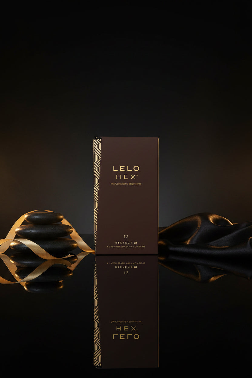 LELO HEX Respect XL Kondome 12er Pack aus Naturlatex