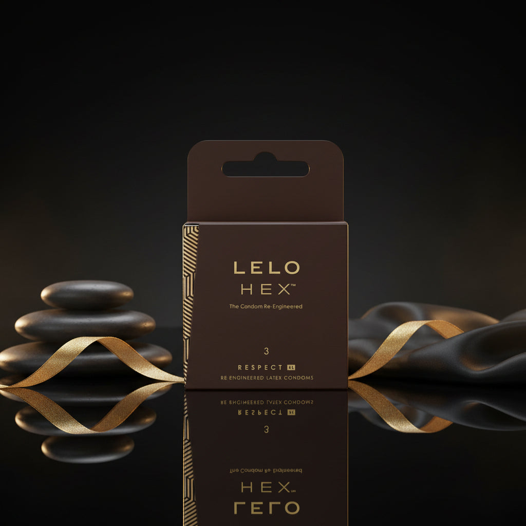 LELO HEX Respect XL Kondome 3er Pack in Premium Verpackung