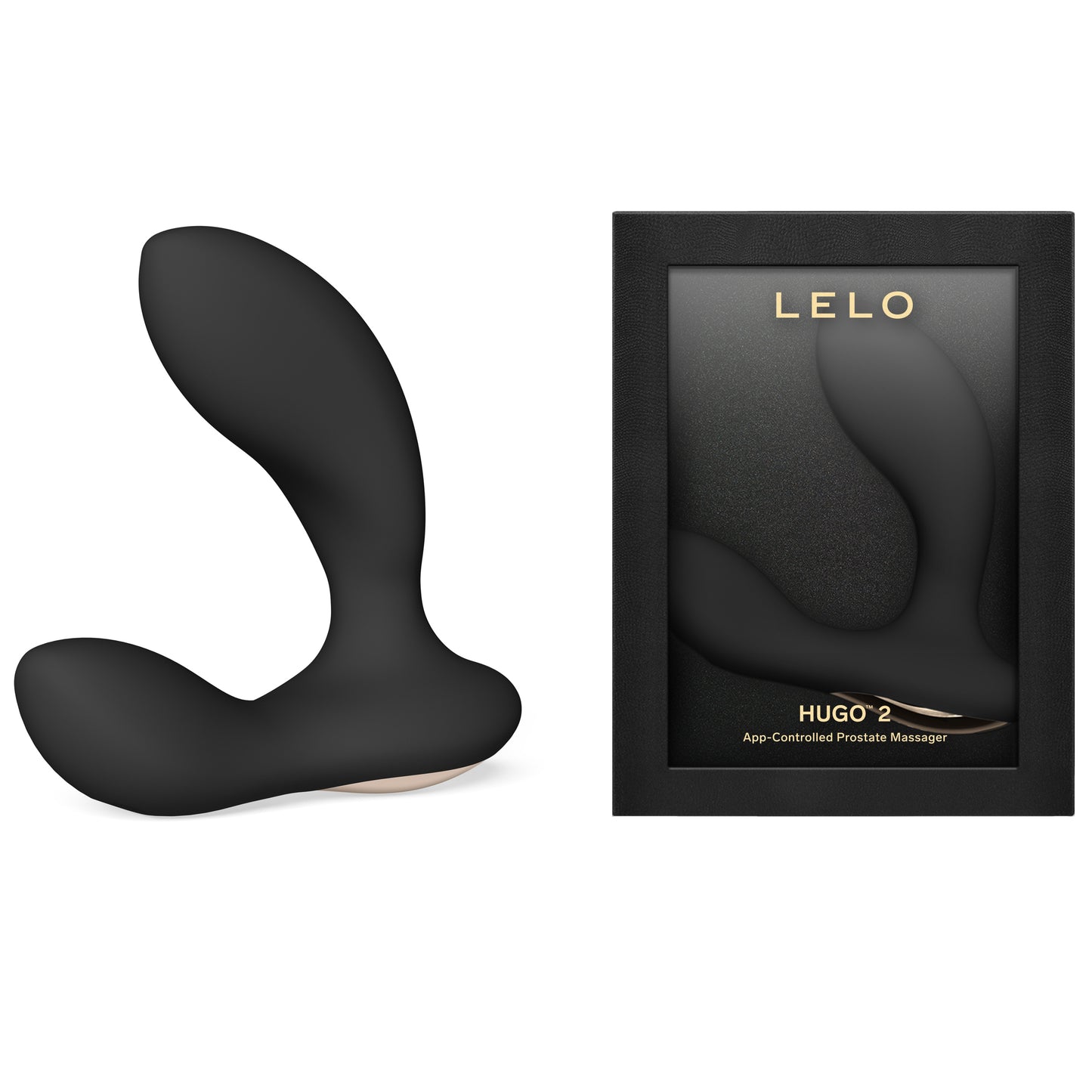 LELO Hugo 2 Prostata Massagegerät in Schwarz elegante Produktansicht