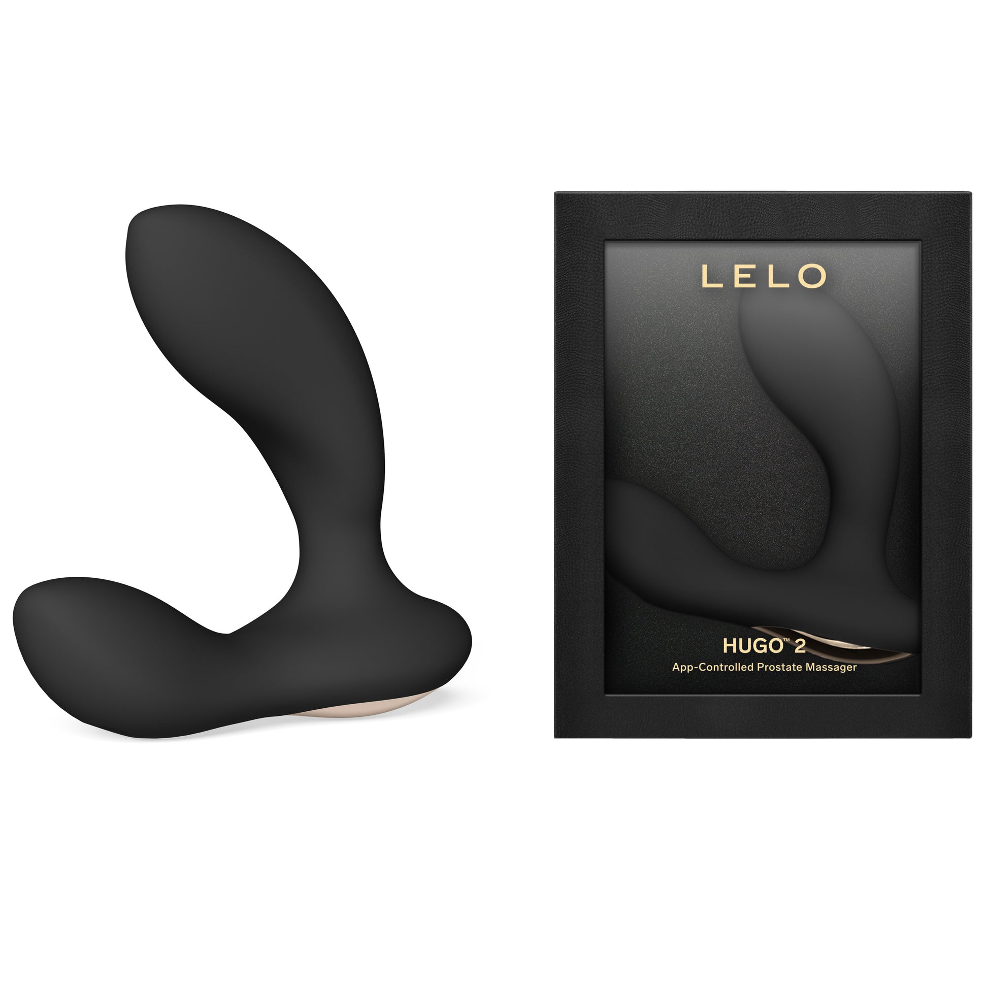 LELO Hugo 2 Prostata Massagegerät in Schwarz elegante Produktansicht
