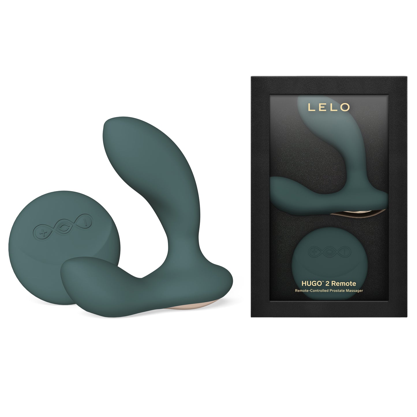 LELO HUGO 2 Remote Prostatamassagegerät mit Verpackung und Fernbedienung