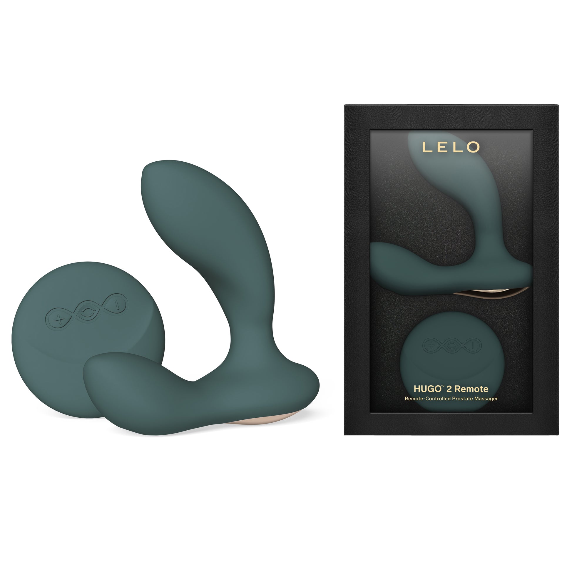 LELO HUGO 2 Remote Prostatamassagegerät mit Verpackung und Fernbedienung