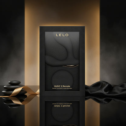 LELO HUGO 2 Remote Premium Verpackung in elegantem Design