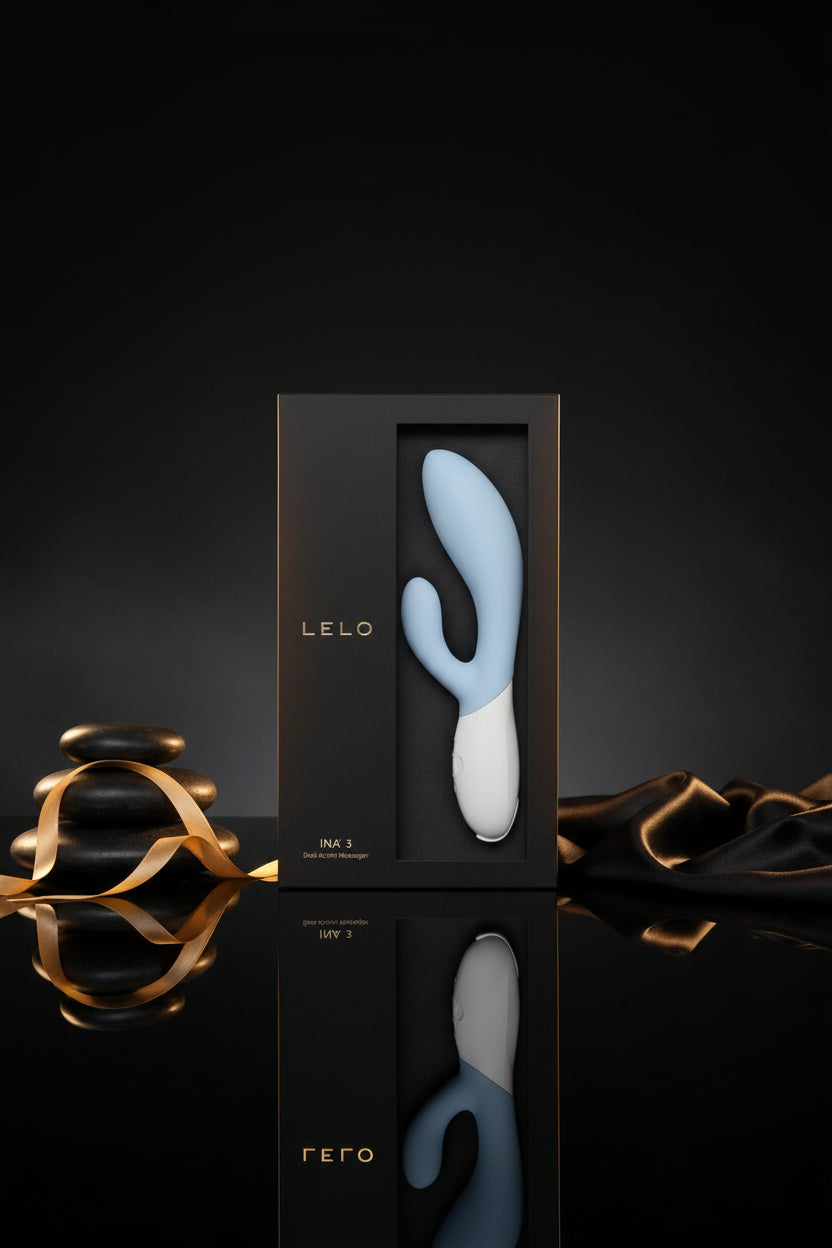 LELO INA 3 Premium Dual-Action Vibrator in Blau aus Silikon
