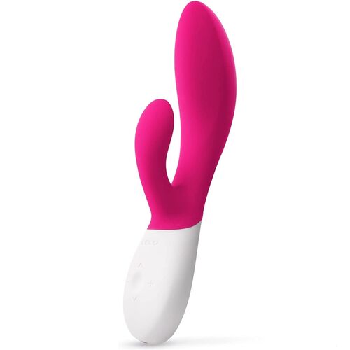 LELO INA Wave 2 Bunny Vibrator in Pink freigestellte Frontansicht
