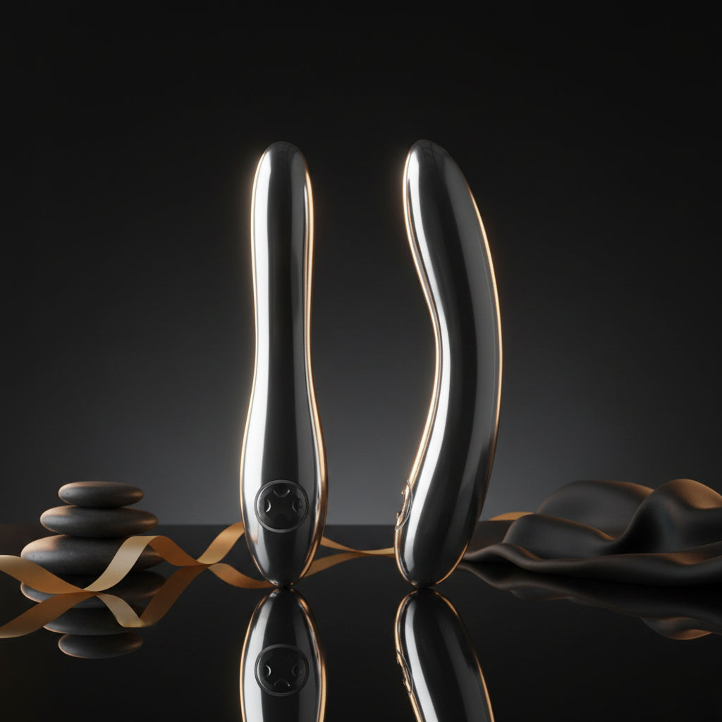 LELO INEZ Edelstahl Vibrationsmassagegerät in Frontansicht