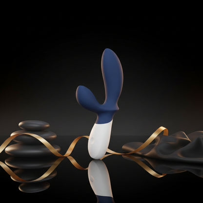 LELO LOKI Wave 2 Prostatastimulator in Blau Frontansicht