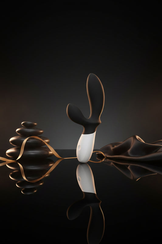 LELO LOKI Wave 2 Prostatastimulator in Schwarz Frontansicht
