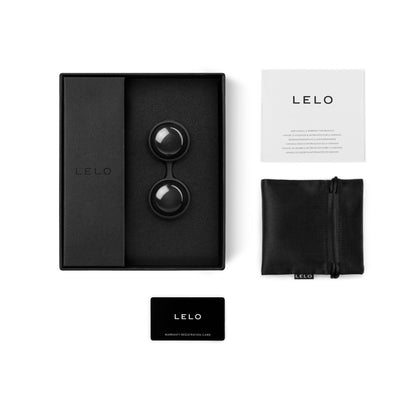 LELO Luna Beads Noir Set mit Kugeln und Aufbewahrungstäschchen