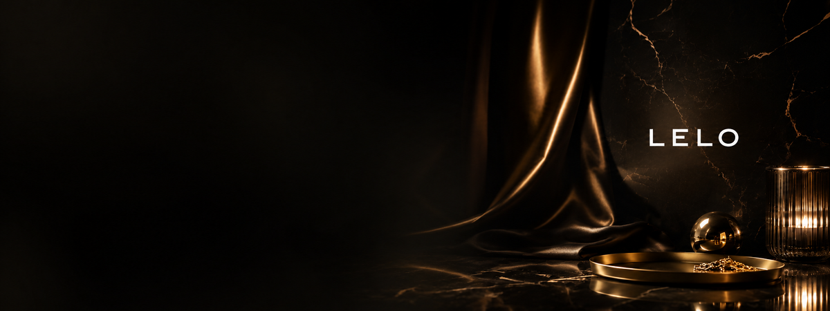 LELO Markenwelt in Schwarz und Gold bei Evoria Care