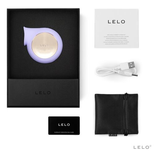 LELO SILA Premium Verpackung mit Zubehör und luxuriöser Präsentation