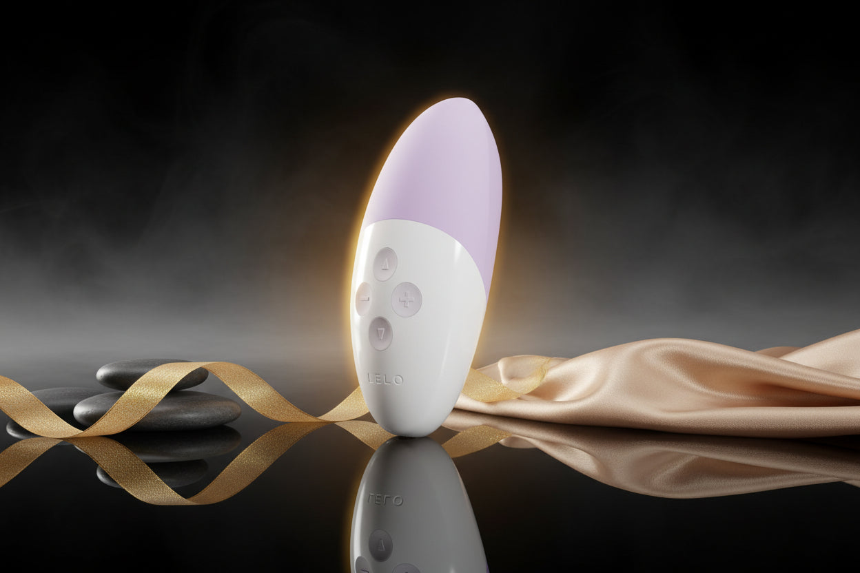 LELO SIRI 3 Vibrator Lavender Detailansicht ergonomische Form