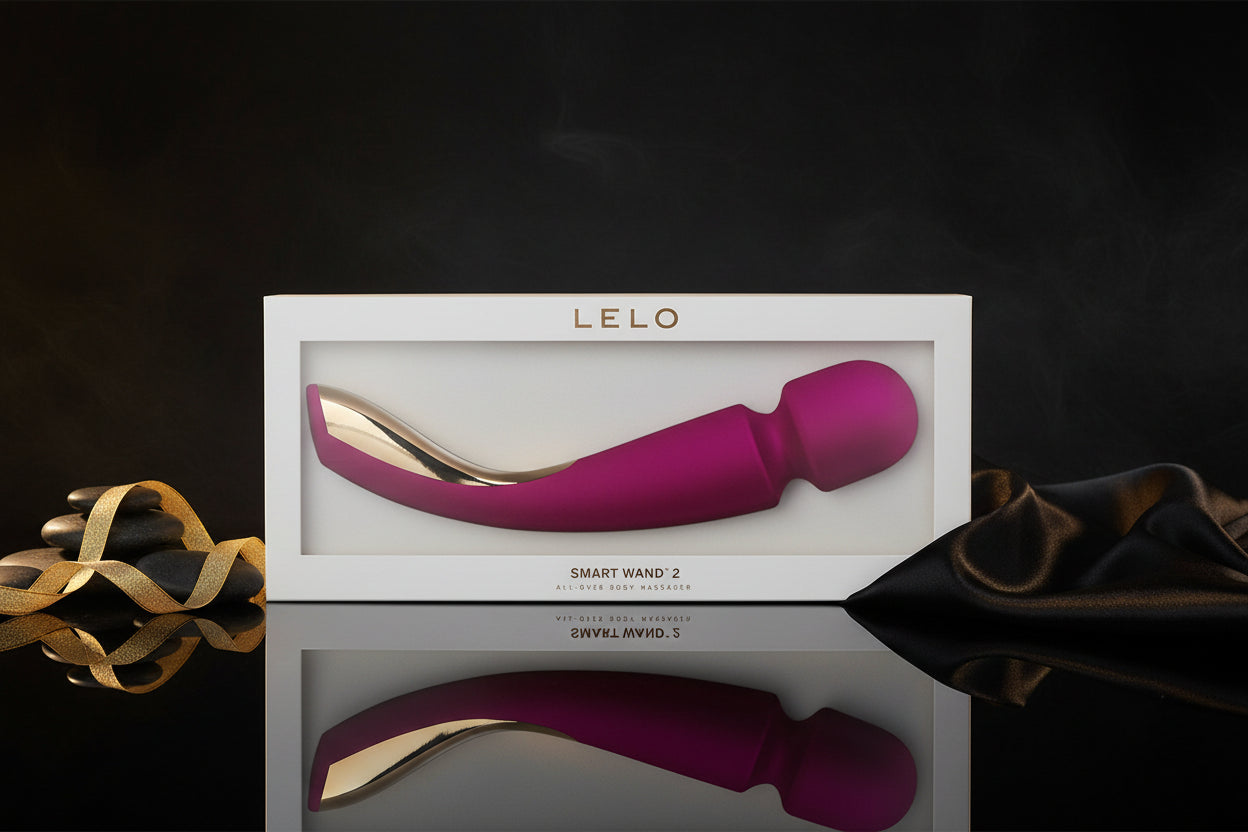 LELO Smart Wand 2 Large Massager Pink – stilvolle Seitenansicht