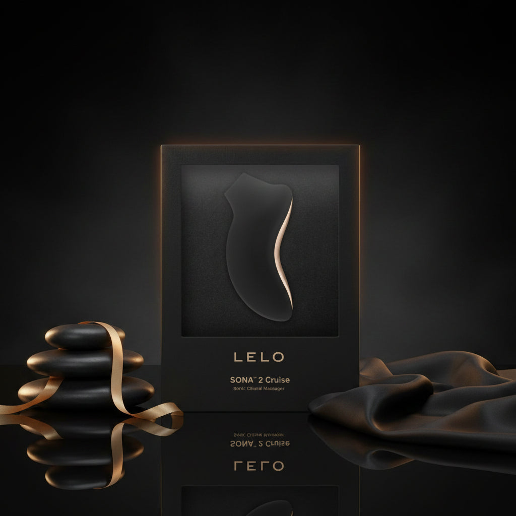 LELO SONA 2 Cruise Luxury Saugvibrator in Schwarz mit eleganter Druckwellentechnologie und Premium Silikon