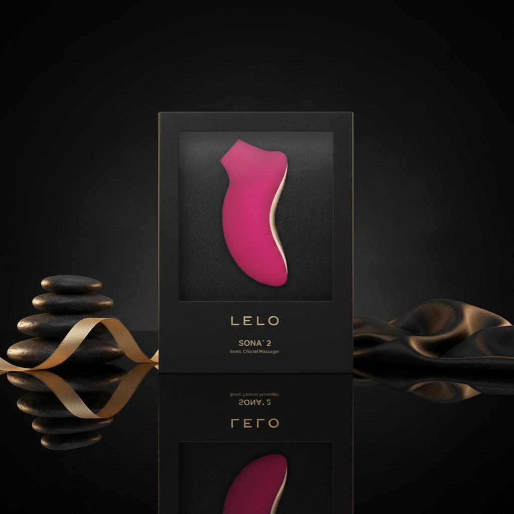 SONA 2 von LELO, ein eleganter Druckwellenvibrator aus Premium-Silikon.