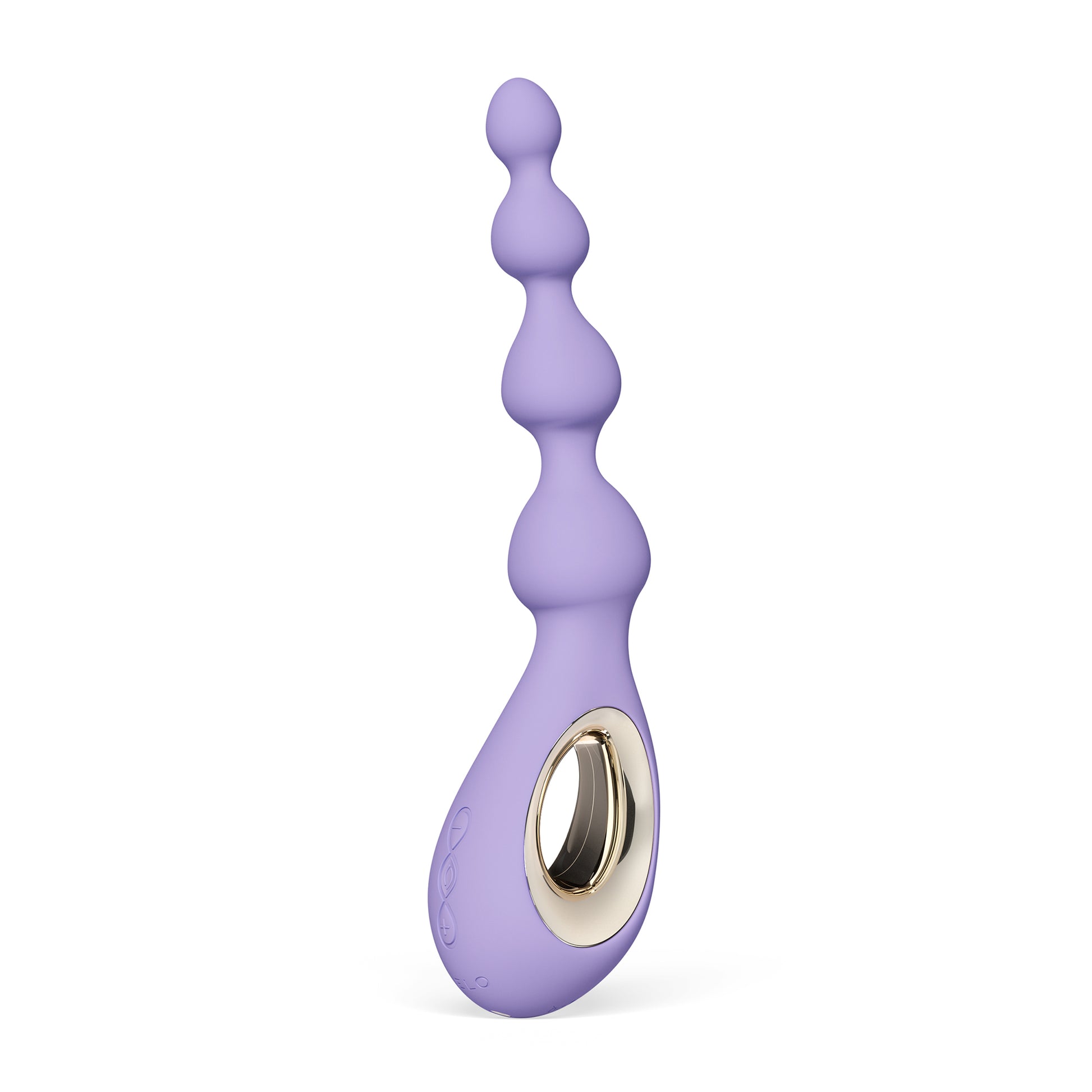Detailansicht der LELO Soraya Beads mit vier abgestuften Perlen aus glattem Silikon