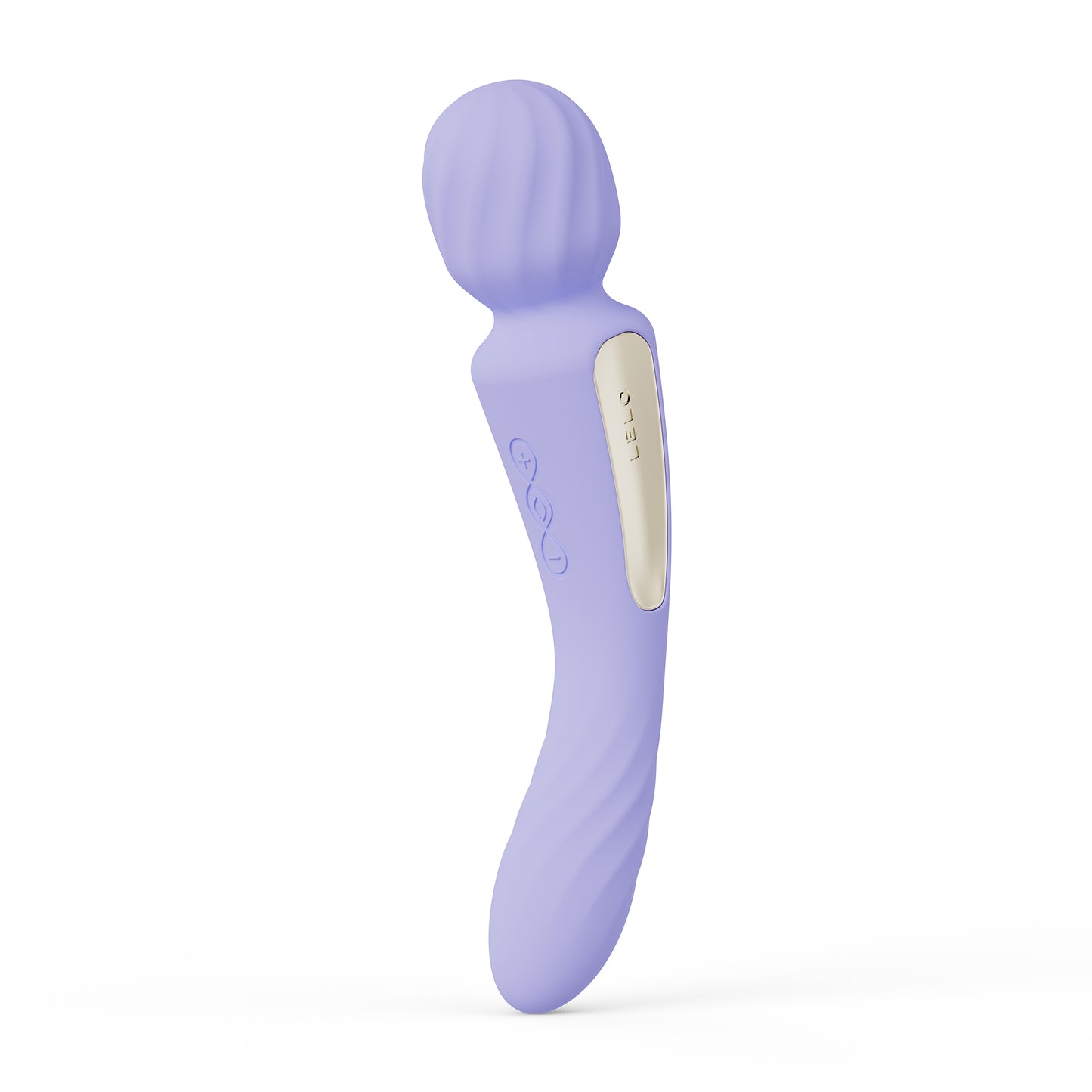LELO Switch lilac Vibrator Seitenansicht mit ergonomischem Design