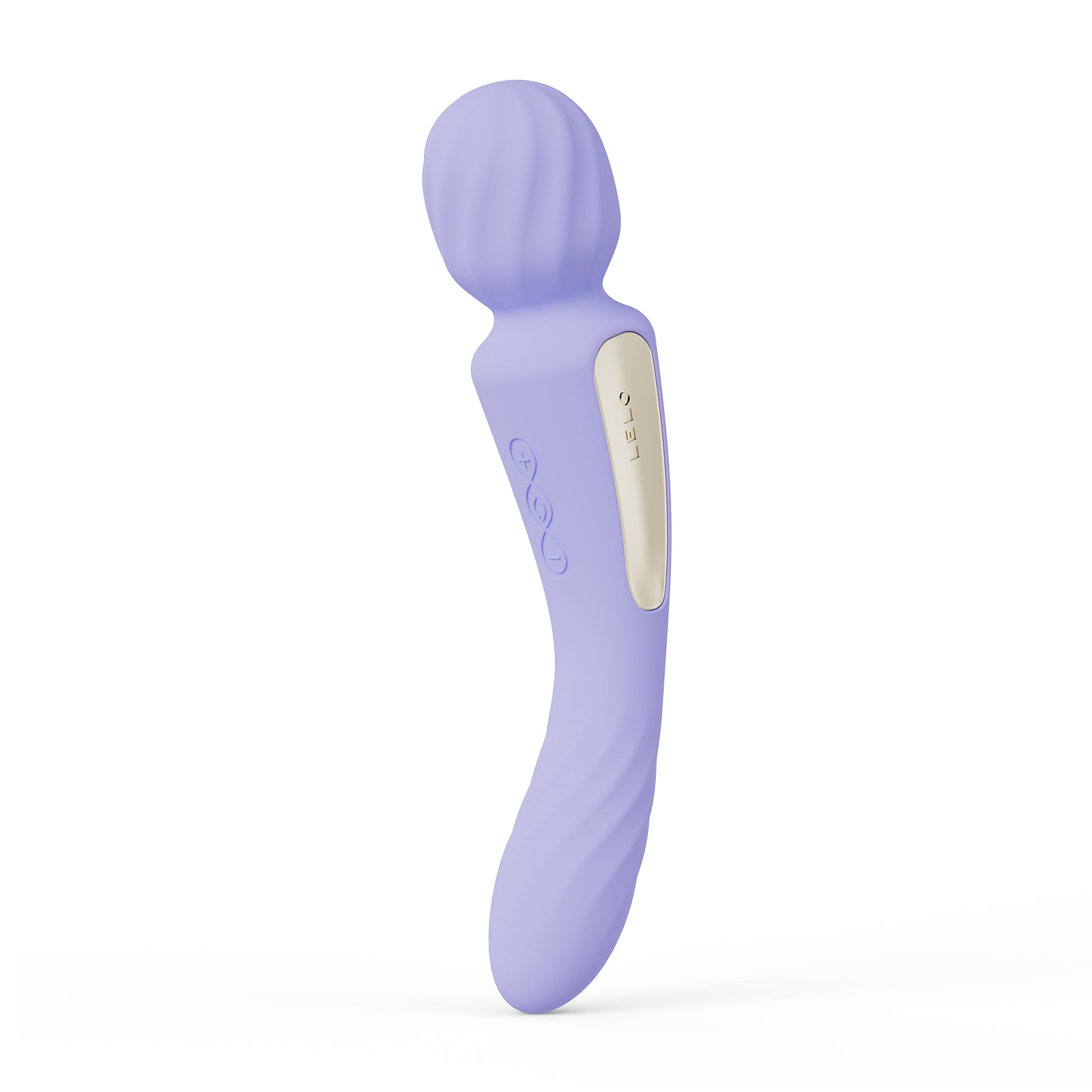 LELO Switch lilac Vibrator Seitenansicht mit ergonomischem Design