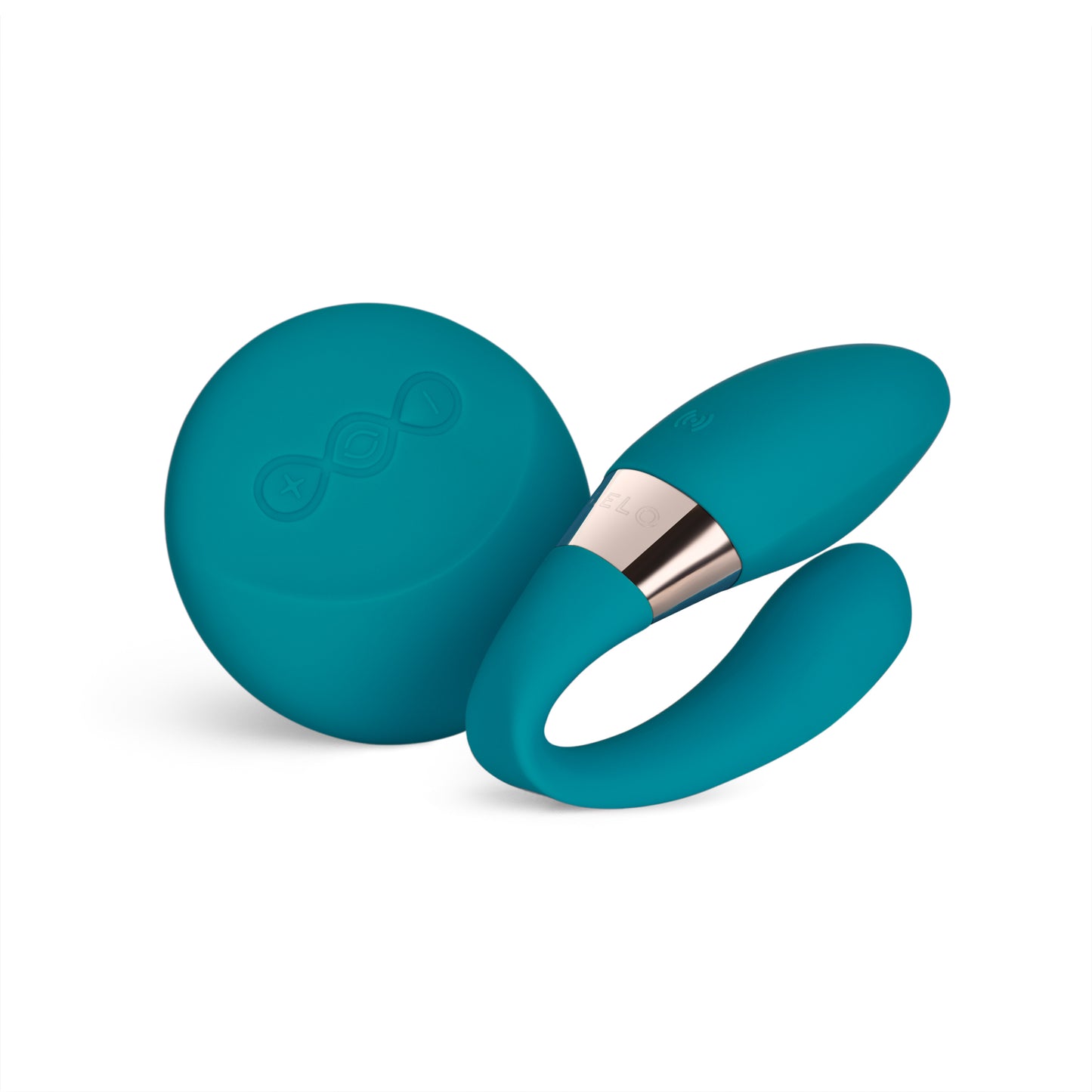 lelo tiani duo paarvibrator in tuerkis freigestellt