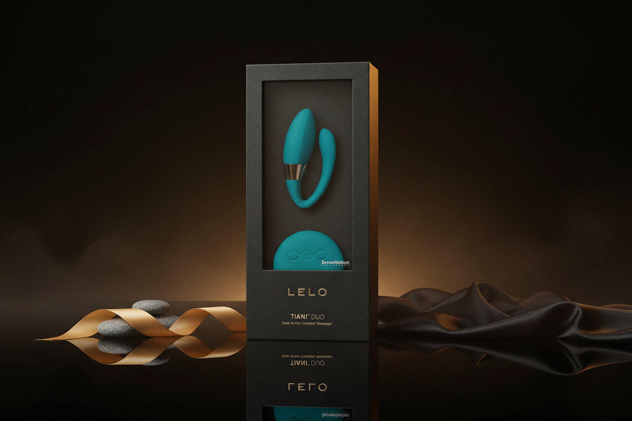 lelo tiani duo produktverpackung in schwarz