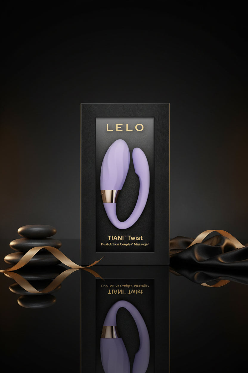 LELO TIANI Twist Paartoy in lila mit eleganter Verpackung