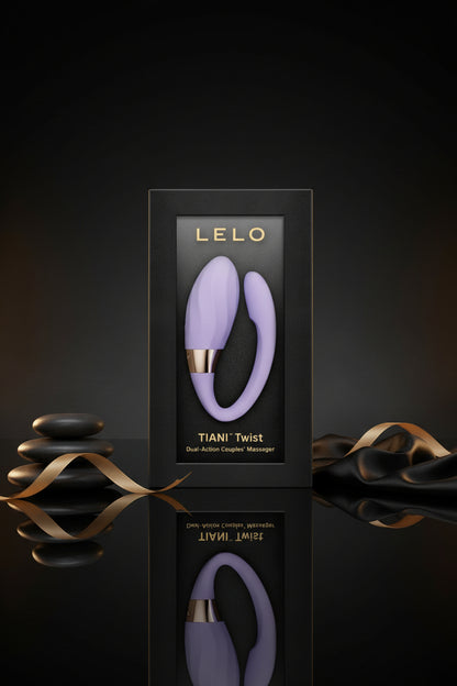 LELO TIANI Twist Paartoy in lila mit eleganter Verpackung