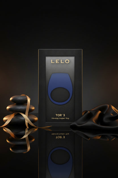 LELO TOR 3 Vibrationsring in Blau mit Premium Verpackung