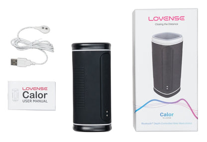 Lieferumfang des Lovense Calor mit Verpackung und Zubehör