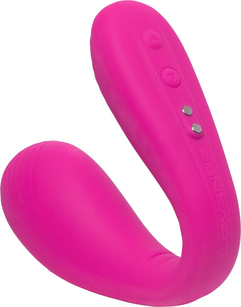 Lovense Dolce Doppelvibrator mit integrierten Bedientasten und zwei Motoren