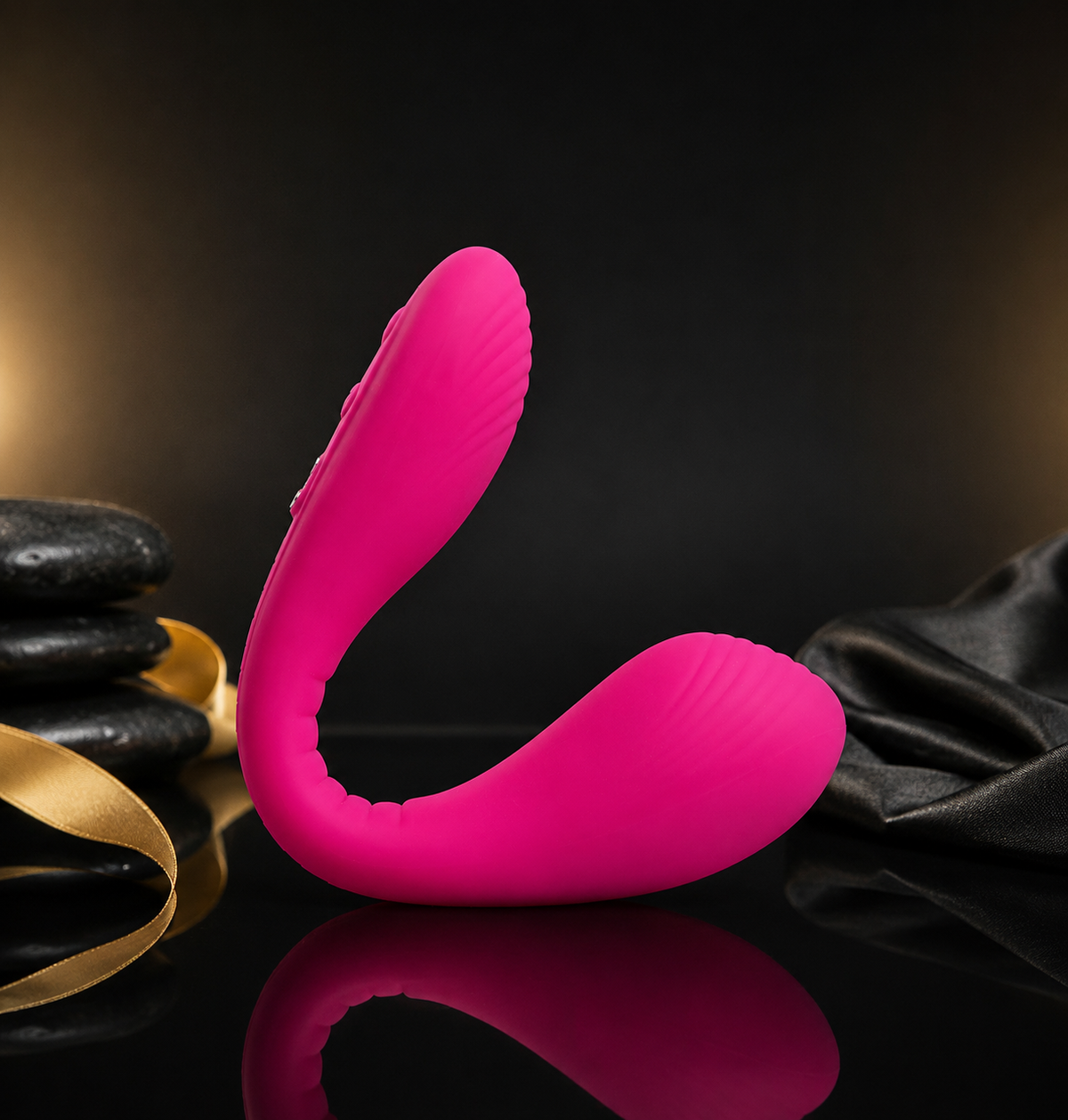 Lovense Dolce Doppelvibrator, flexibel und wasserdicht mit App-Steuerung