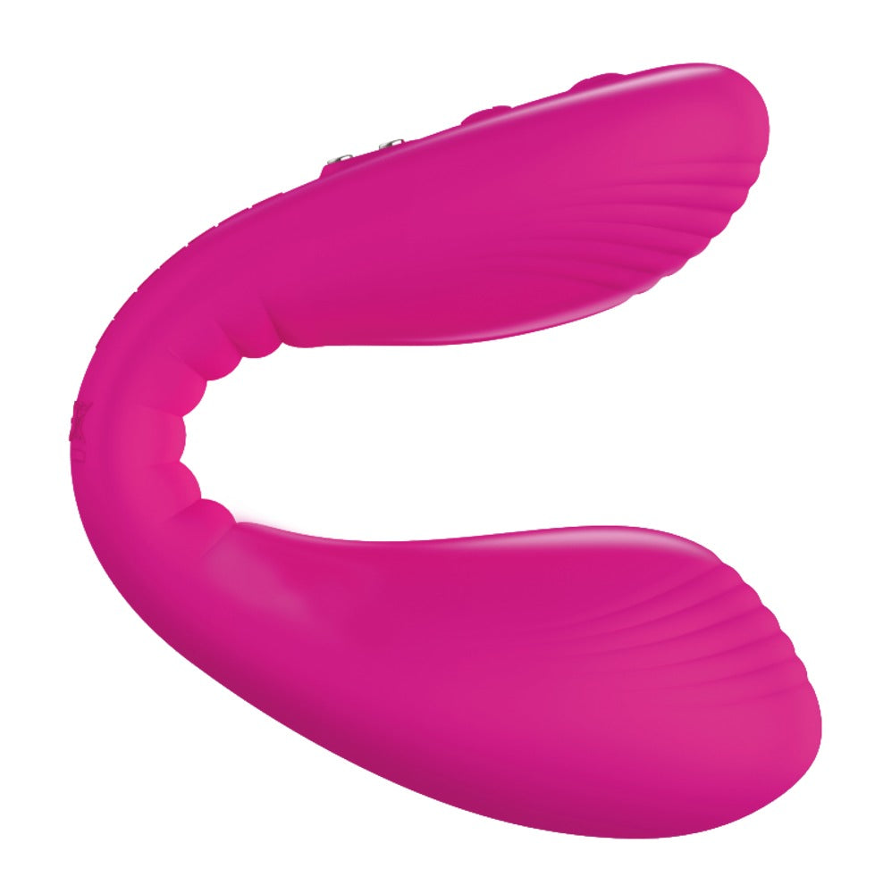Seitenansicht des Lovense Dolce Dual Vibrators mit flexibler Passform