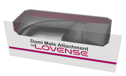 Originalverpackung des Lovense Domi Male Attachment Zubehörs für den Lovense Domi Massager.