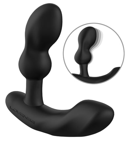 Lovense Edge 2 Analvibrator schwarz ergonomisches Design aus Silikon