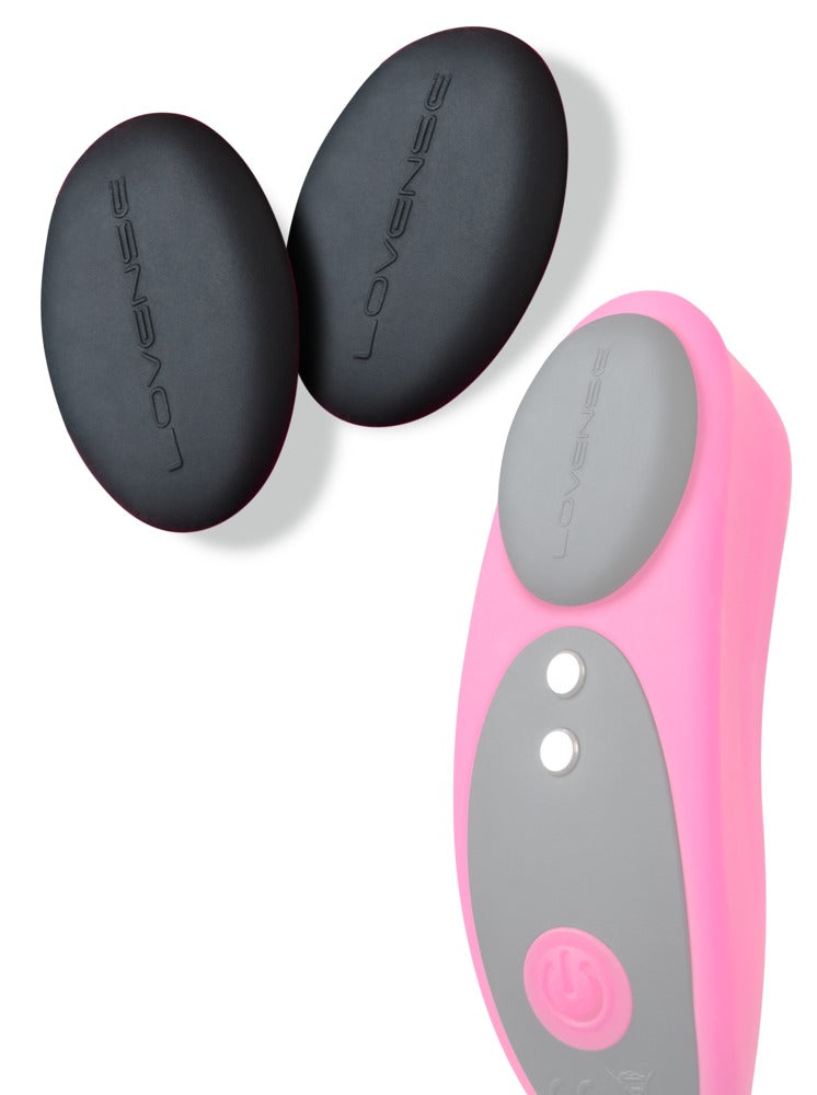 Lovense Ferri Panty-Vibrator mit zwei Magnetkappen zur magnetischen Fixierung in der Unterwäsche