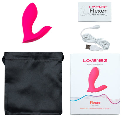 Lovense Flexer mit Aufbewahrungsbeutel, Verpackung und Zubehör