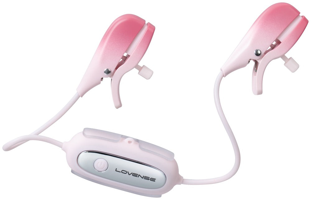 Detailaufnahme der Lovense Gemini Nippelklemmen mit weicher Silikonoberfläche