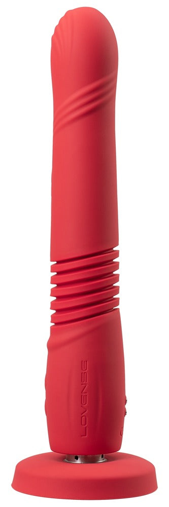 Lovense Gravity Stoßvibrator mit schlanker Form und strukturierter Oberfläche