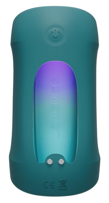 Lovense Gush 2 Rückseite mit LED-Anzeige und Bedientaste