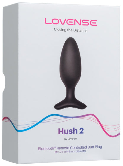Verpackung des Lovense Hush 2 Vibro-Analplugs in Größe M