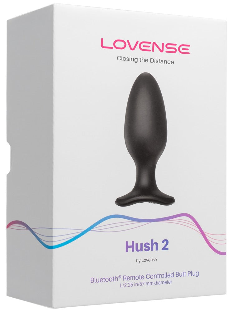 Verpackung des Lovense Hush 2 Vibro-Analplugs in Größe L