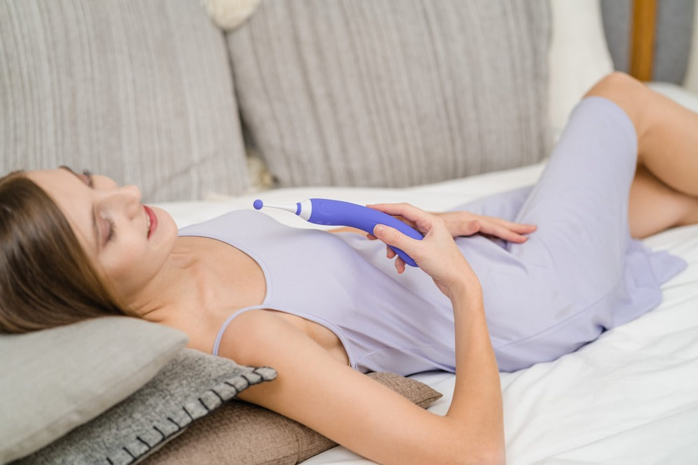 Anwendung des Lovense Hyphy für entspannte Intimate-Wellness-Momente