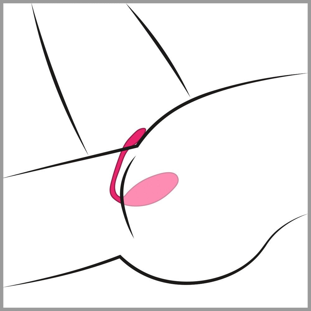 Lovense Lush 3 Anwendungsdarstellung für die G-Zonen-Stimulation
