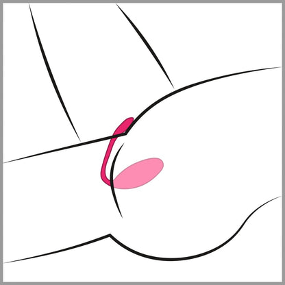 Lovense Lush 3 Anwendungsdarstellung für die G-Zonen-Stimulation